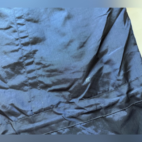 Vintage OSSI Skiwear  Men’s  Blue Jacket Coat Size L 100% Nylon Pockets Lined - Picture 15 of 15